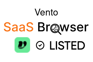 Vento - SaaS Browser Verified Badge