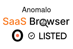 Anomalo - SaaS Browser Verified Badge