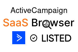 ActiveCampaign - SaaS Browser Verified Badge
