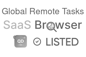 Global Remote Tasks - SaaS Browser Verified Badge