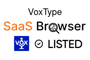 VoxType - SaaS Browser Verified Badge