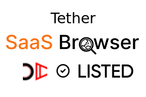 Tether - SaaS Browser Verified Badge