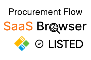 Procurement Flow - SaaS Browser Verified Badge