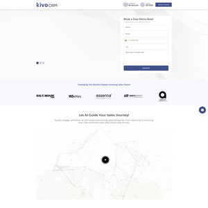 Kivo CRM Screenshot
