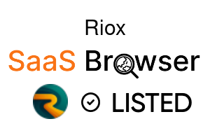 Riox - SaaS Browser Verified Badge