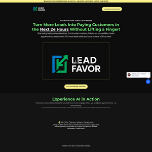 Lead Favor Screenshot