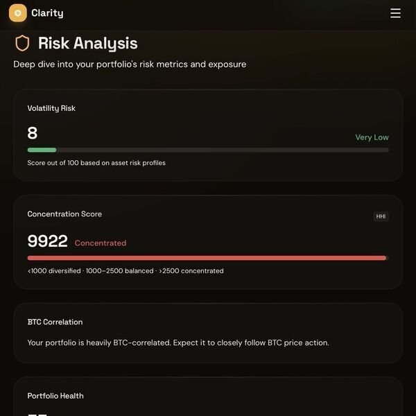 Crypto Clarity AI Screenshot 5