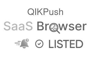QIKPush - SaaS Browser Verified Badge