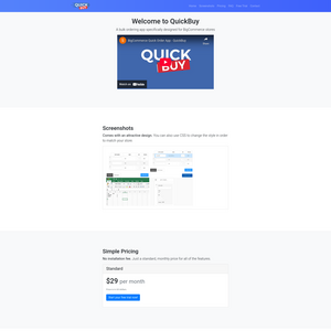 QuickBuy Screenshot