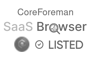 CoreForeman - SaaS Browser Verified Badge