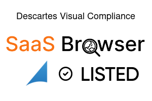Descartes Visual Compliance - SaaS Browser Verified Badge