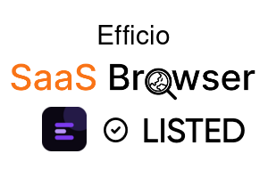 Efficio - SaaS Browser Verified Badge