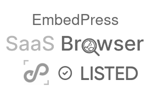EmbedPress - SaaS Browser Verified Badge