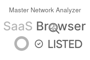 Master Network Analyzer - SaaS Browser Verified Badge