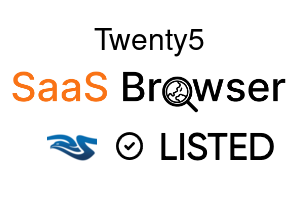 Twenty5 - SaaS Browser Verified Badge