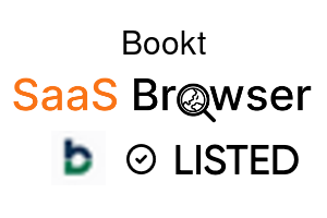 Bookt - SaaS Browser Verified Badge