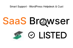 Smart Support - WordPress Helpdesk & Customer Support Ticket System - SaaS Browser Verified Badge