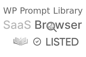 WP Prompt Library - SaaS Browser Verified Badge