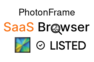 PhotonFrame - SaaS Browser Verified Badge