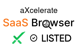 aXcelerate - SaaS Browser Verified Badge