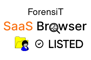 ForensiT - SaaS Browser Verified Badge