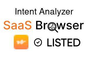 Intent Analyzer - SaaS Browser Verified Badge