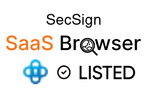 SecSign - SaaS Browser Verified Badge