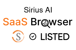 Sirius AI - SaaS Browser Verified Badge