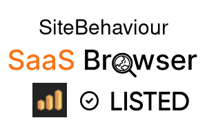 SiteBehaviour - SaaS Browser Verified Badge