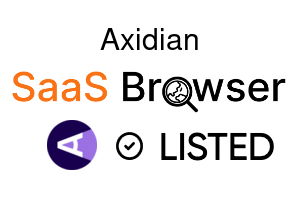 Axidian - SaaS Browser Verified Badge