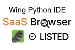 Wing Python IDE - SaaS Browser Verified Badge