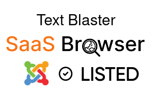 Text Blaster - SaaS Browser Verified Badge