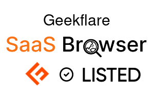 Geekflare - SaaS Browser Verified Badge