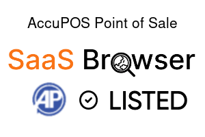 AccuPOS Point of Sale - SaaS Browser Verified Badge