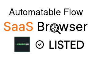 Automatable Flow - SaaS Browser Verified Badge