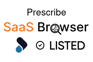 Prescribe - SaaS Browser Verified Badge