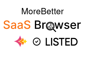 MoreBetter - SaaS Browser Verified Badge