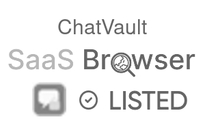 ChatVault - SaaS Browser Verified Badge