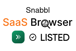 Snabbl - SaaS Browser Verified Badge