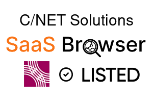 C/NET Solutions - SaaS Browser Verified Badge