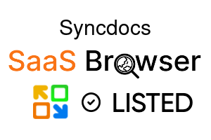 Syncdocs - SaaS Browser Verified Badge
