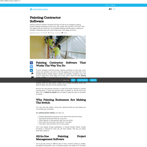 PaintingCRM Screenshot