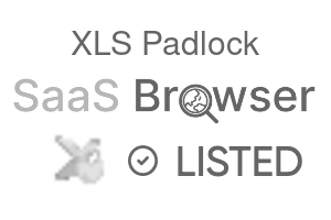 XLS Padlock - SaaS Browser Verified Badge