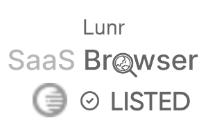 Lunr - SaaS Browser Verified Badge