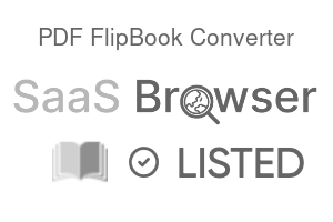 PDF FlipBook Converter - SaaS Browser Verified Badge