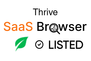 Thrive - SaaS Browser Verified Badge