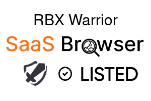 RBX Warrior - SaaS Browser Verified Badge