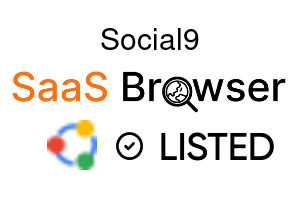 Social9 - SaaS Browser Verified Badge