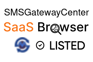 SMSGatewayCenter - SaaS Browser Verified Badge