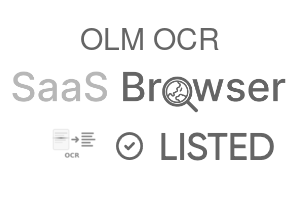 OLM OCR - SaaS Browser Verified Badge